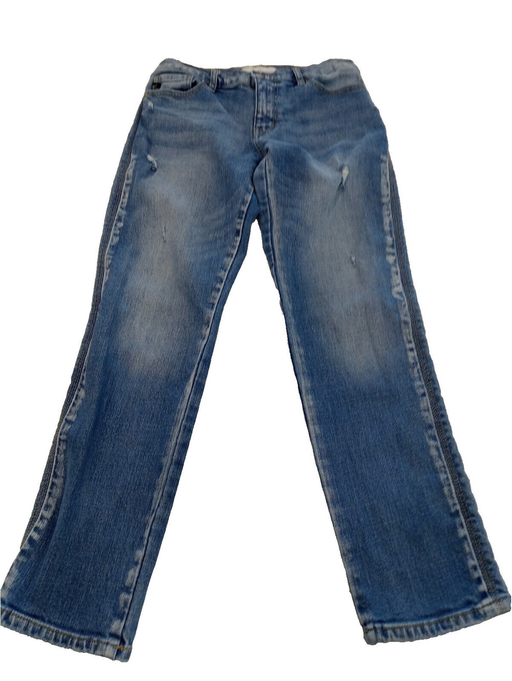 KanCan Jeans Womens Size 3 25 Medium Wash Distressed Denim Stretch Skinny Pants
